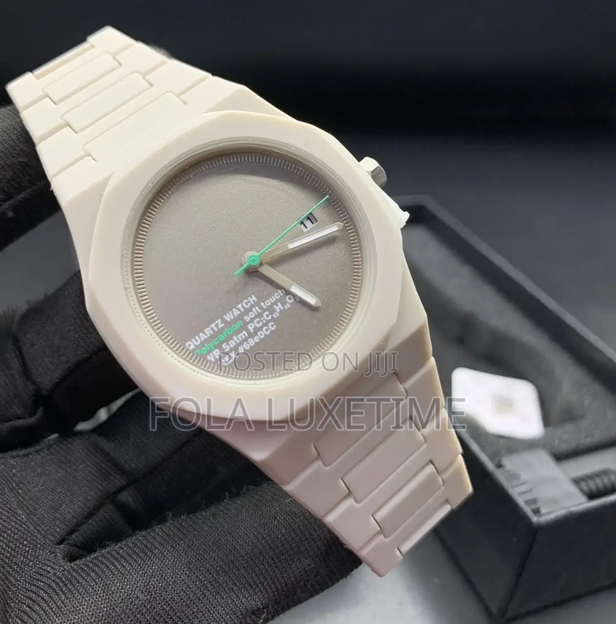 Velenzo Robber Chain Watch With Full Package