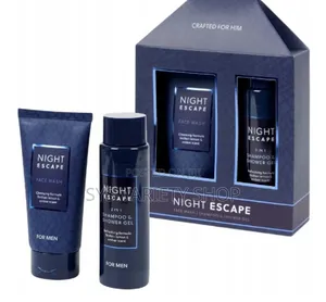 Night Escape: Set of Face Wash, Shampoo Showel Gel