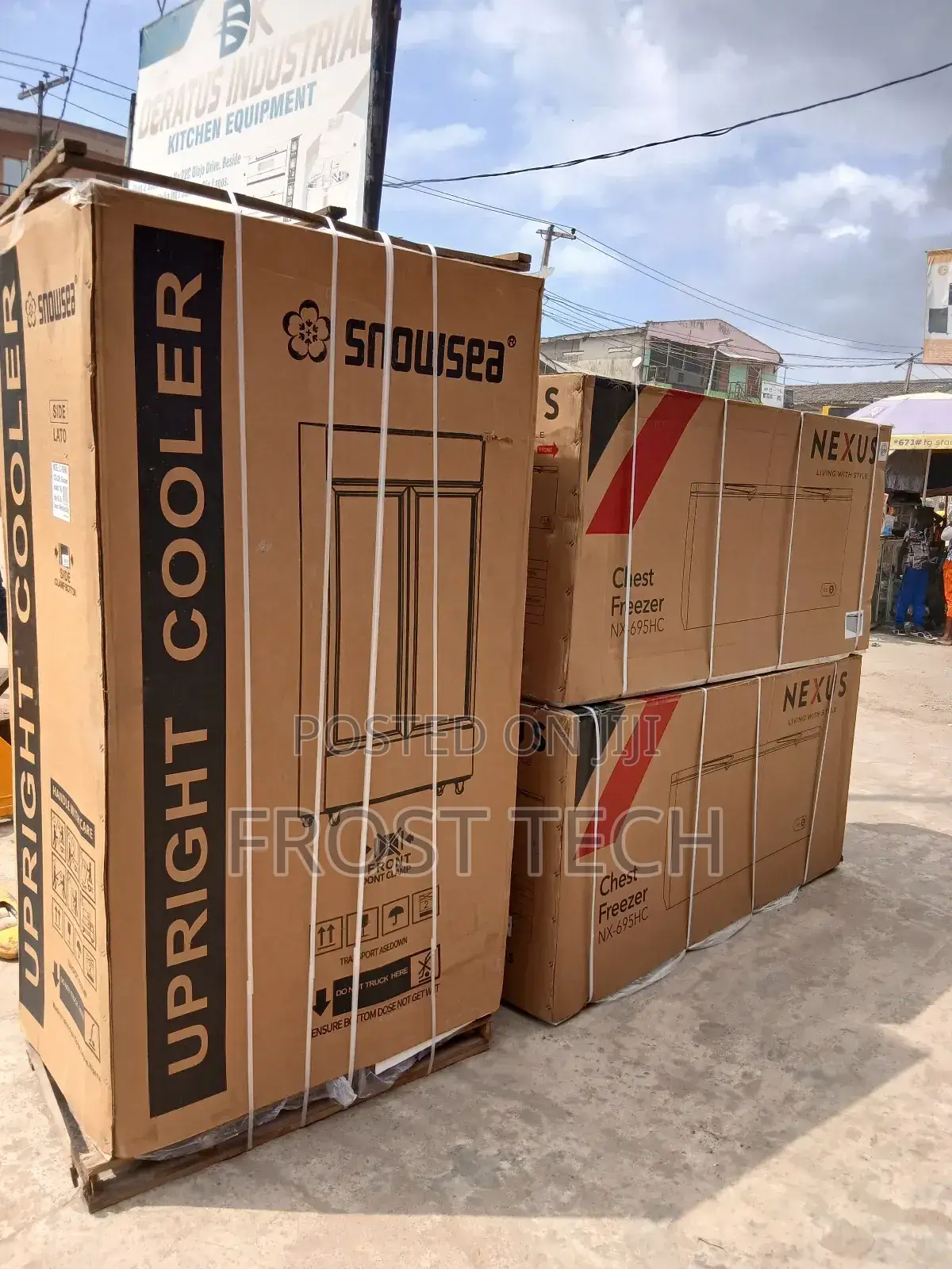 Snowsea Lc700hw Side by Side Upright Cooler