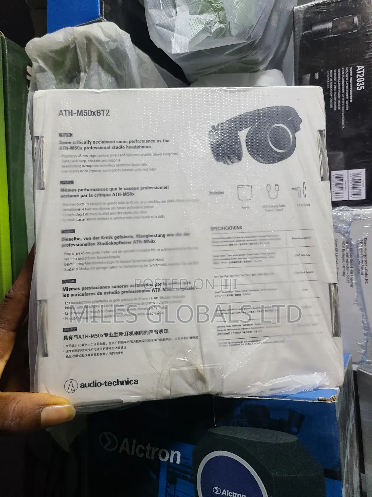 Audio Technica Ath-M50xbt2 Bluetooth Headset
