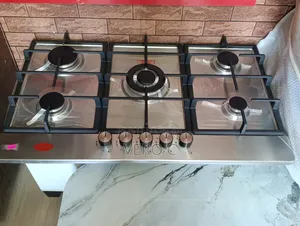 Quality Stainless Steel 5 Burner Gas Cooker