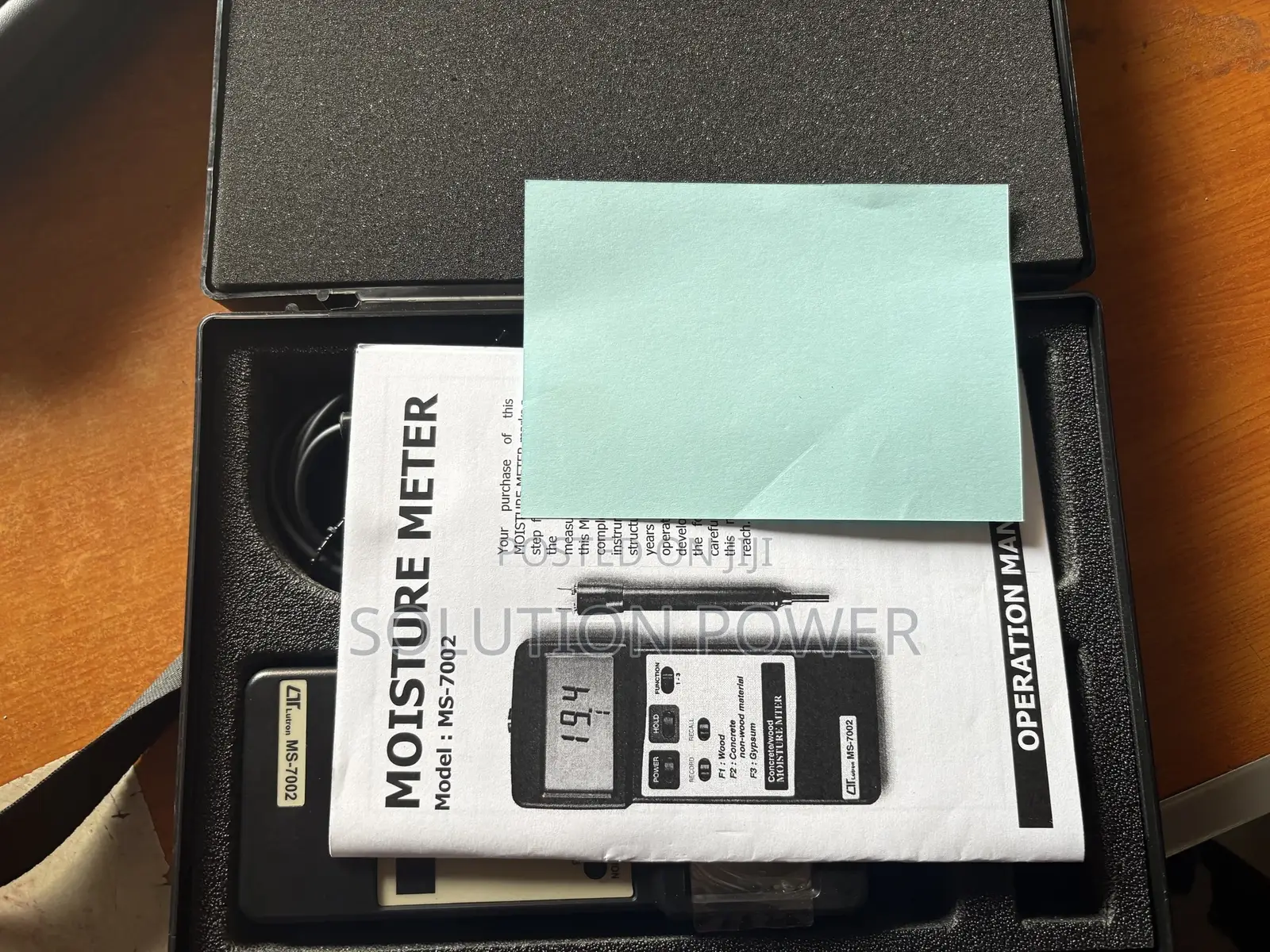 Moisture Meter Model: Ms-7002
