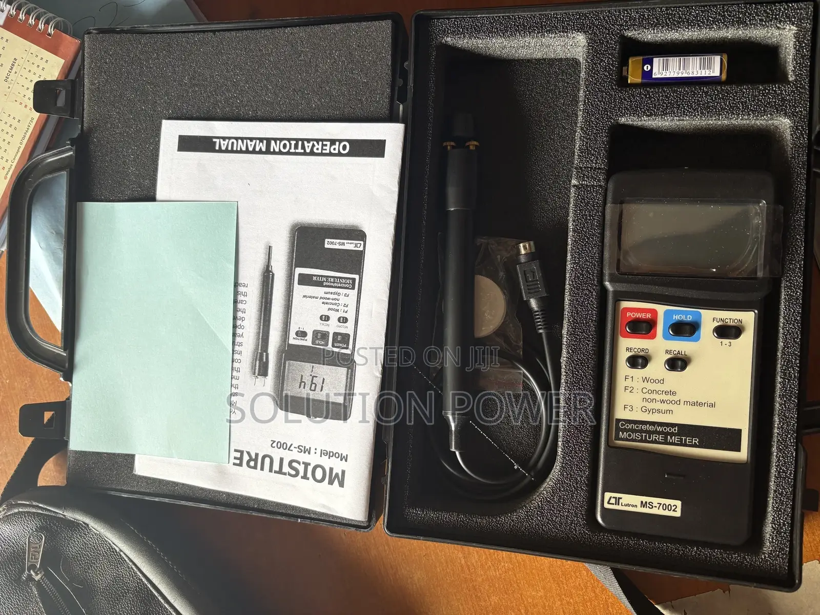 Moisture Meter Model: Ms-7002