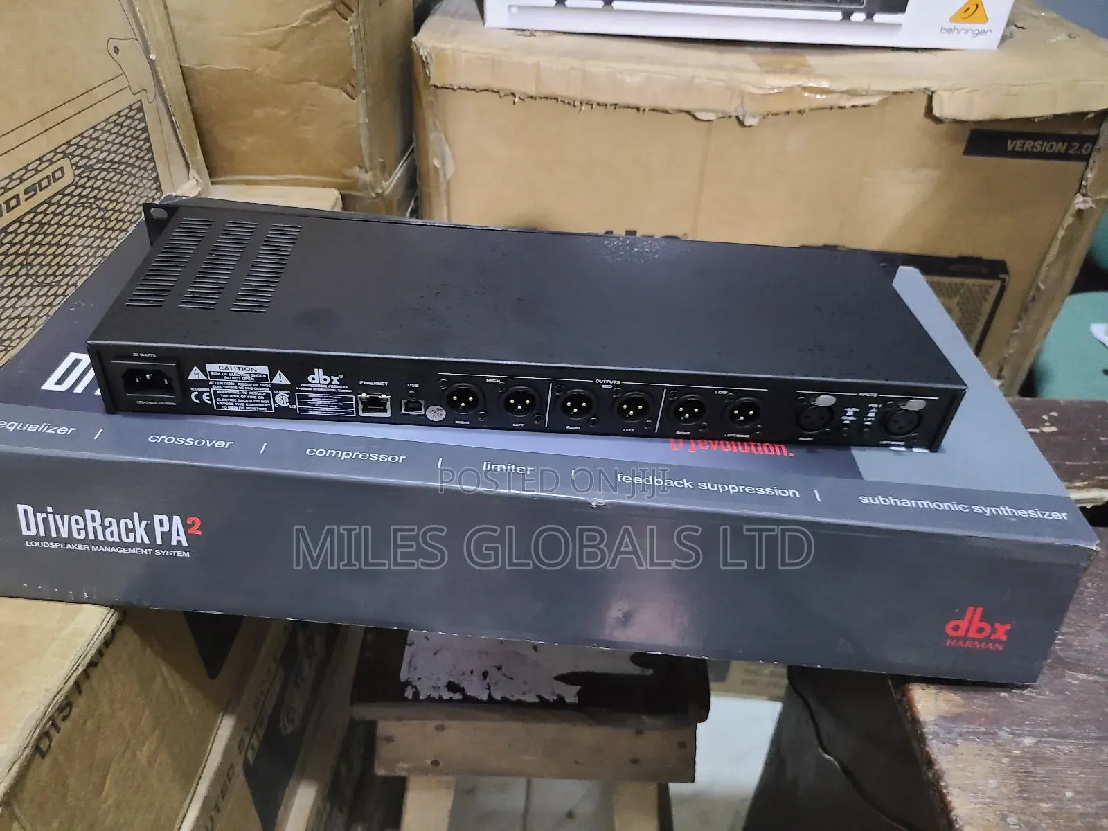 DBX Driverack Pa2 Speaker Management