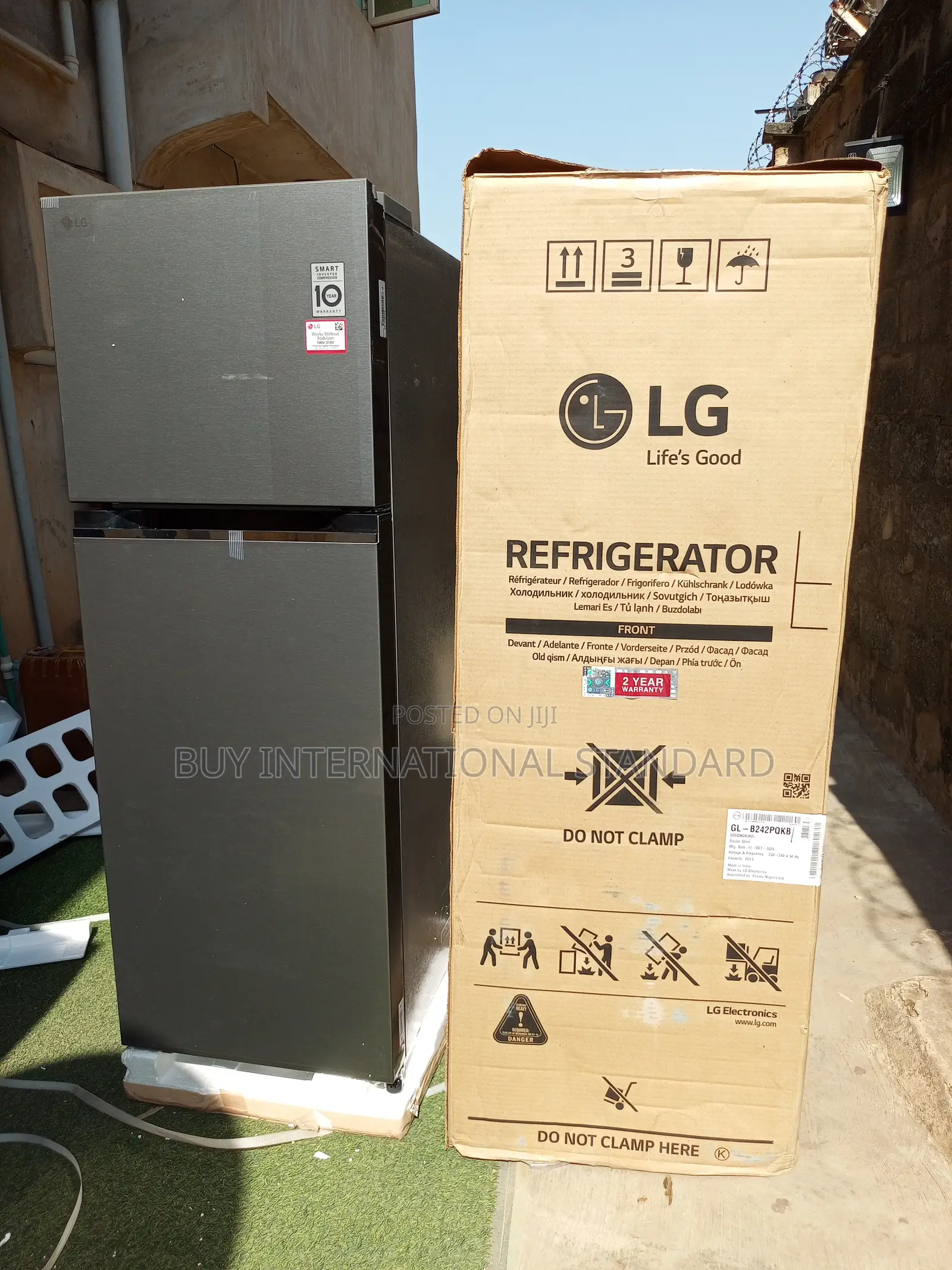Lg 308l Stylish Frost Free Fridge