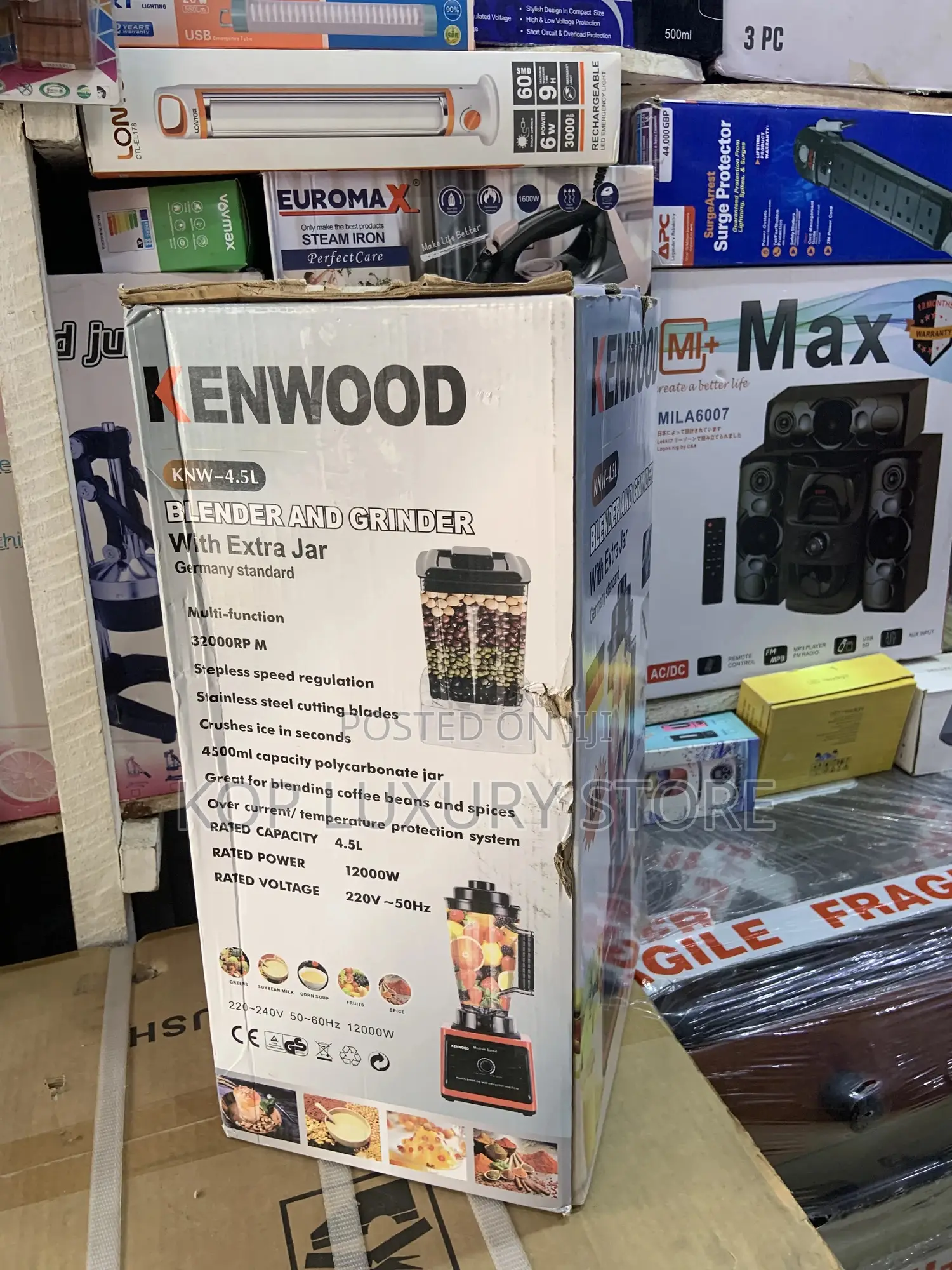 4.5 Liter Kenwood Blender and Grinder
