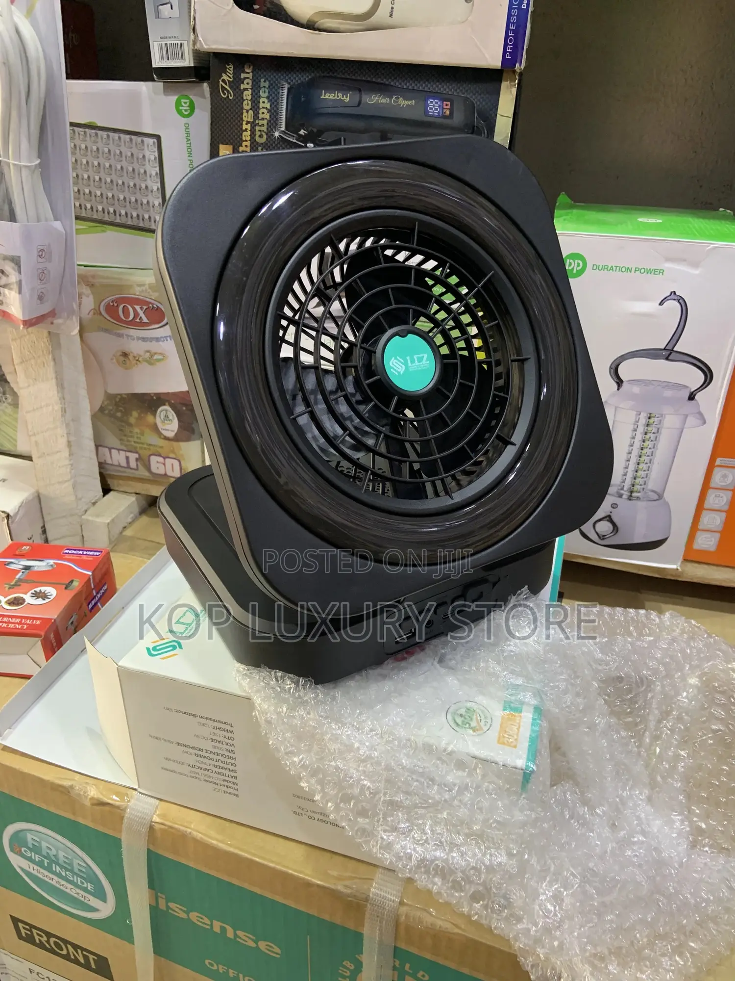 Rechargeable Fan With Blue Tooth Speaker 