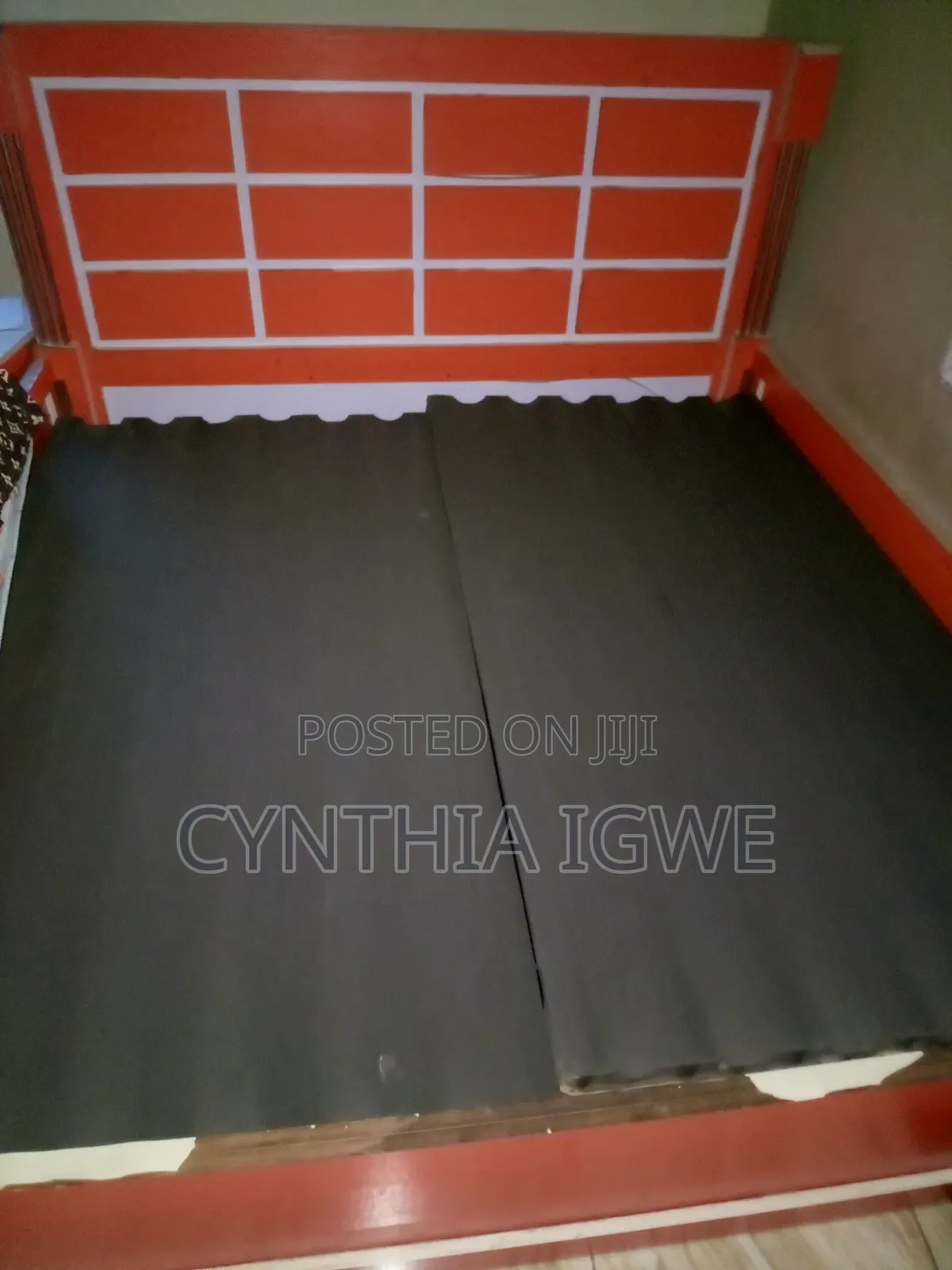 6 by 6 Bedframe With Side Table