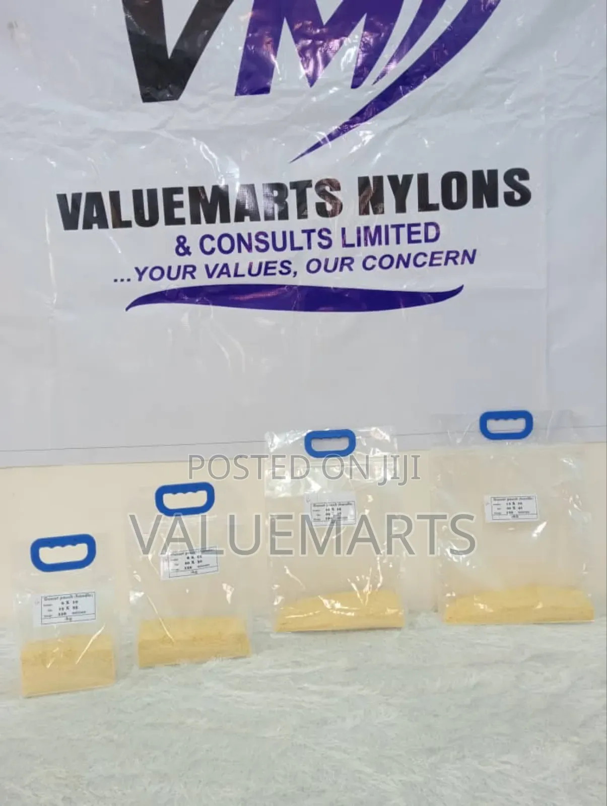Stand Up Ziplock With Handle
