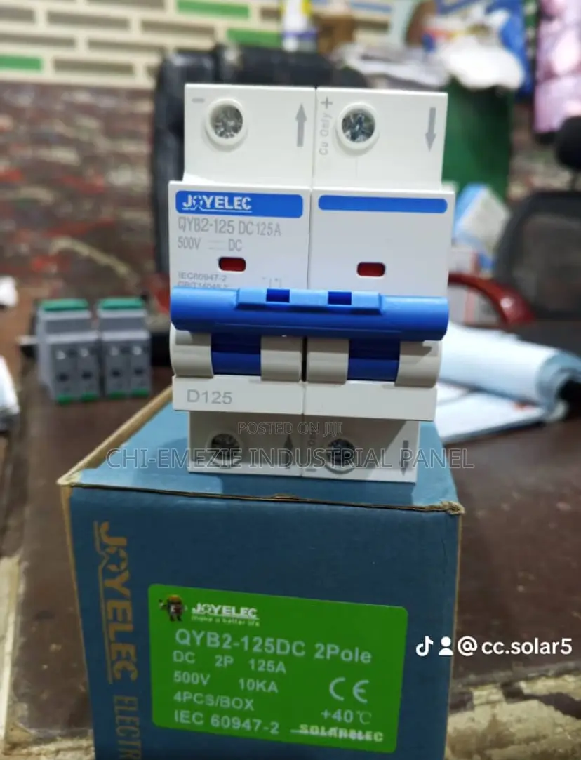 Original 125a MCB Breakers Single Pole Two Pole Dc Protectio for You