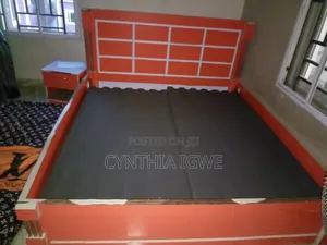 6 by 6 Bedframe With Side Table