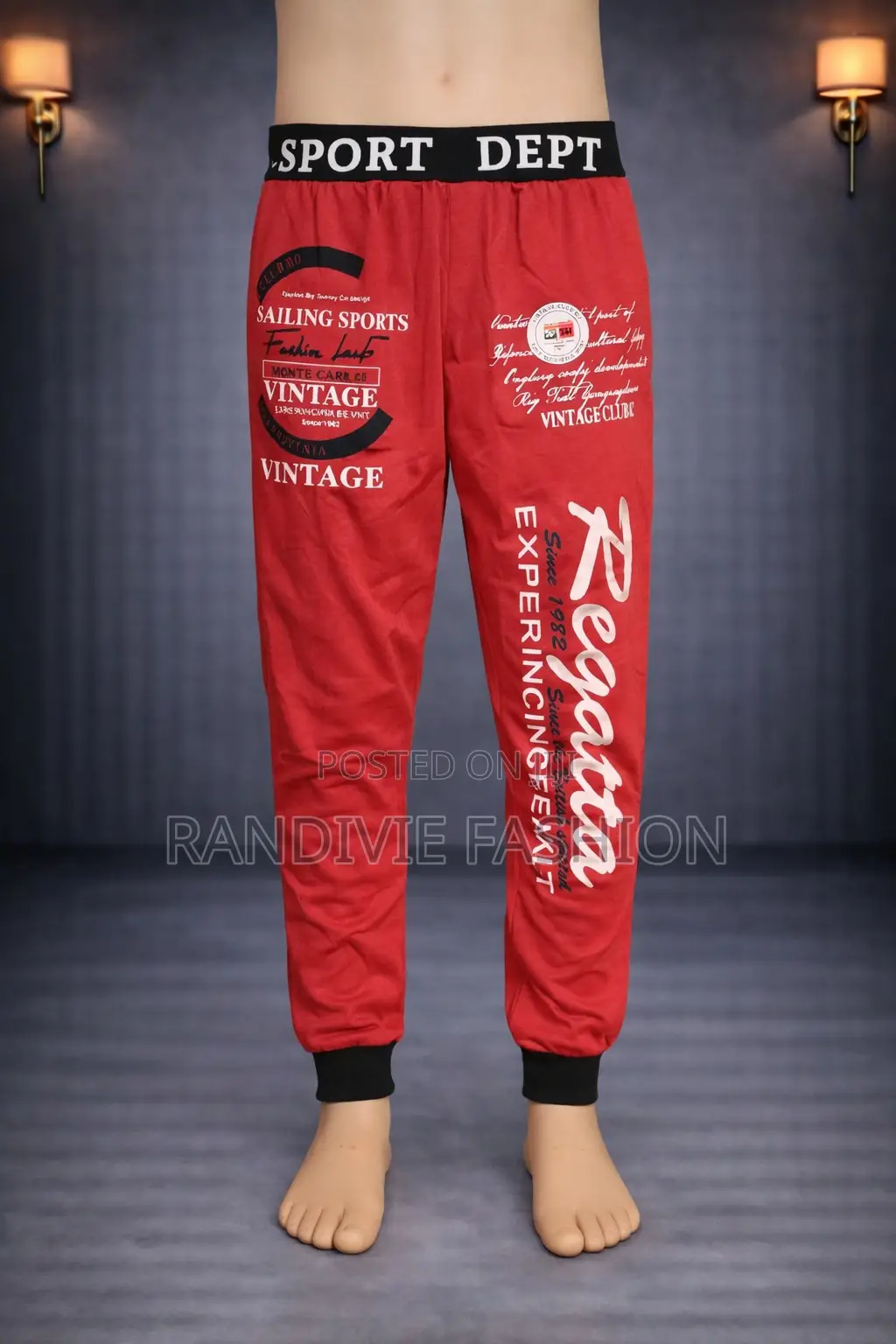 Mr. Cool Joggers [Red]