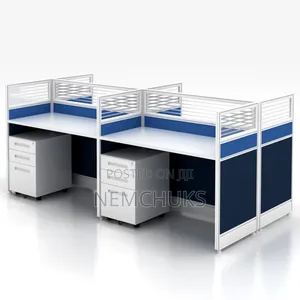 Unique 4 Seater Office Desk Setup