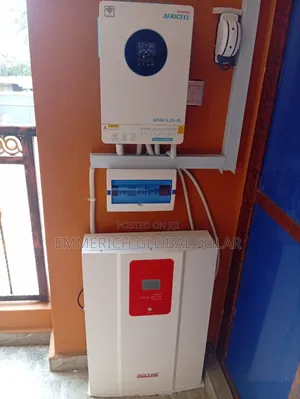 6.2kvasolar Inverter and 10khw Solar Lithium Battery Setup