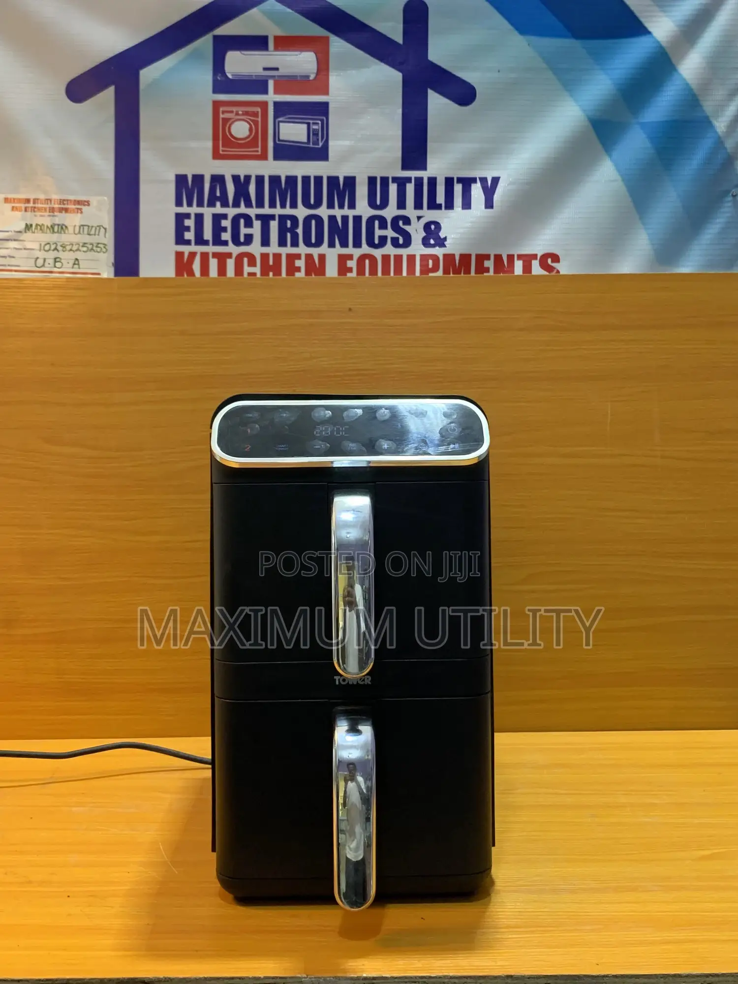 Tower Up and Down Double Door Airfryer