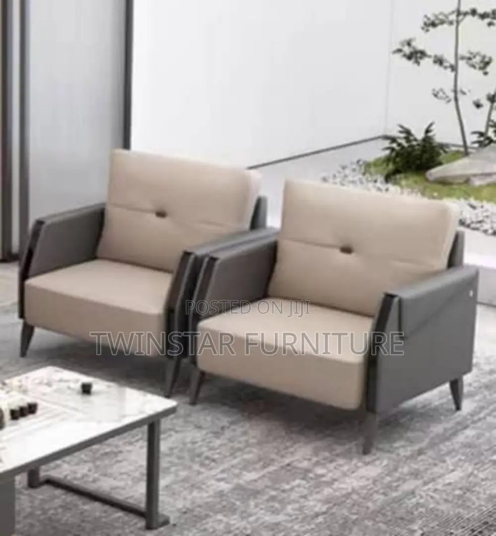 New Modern Leather Single Sofa Chair (Each)
