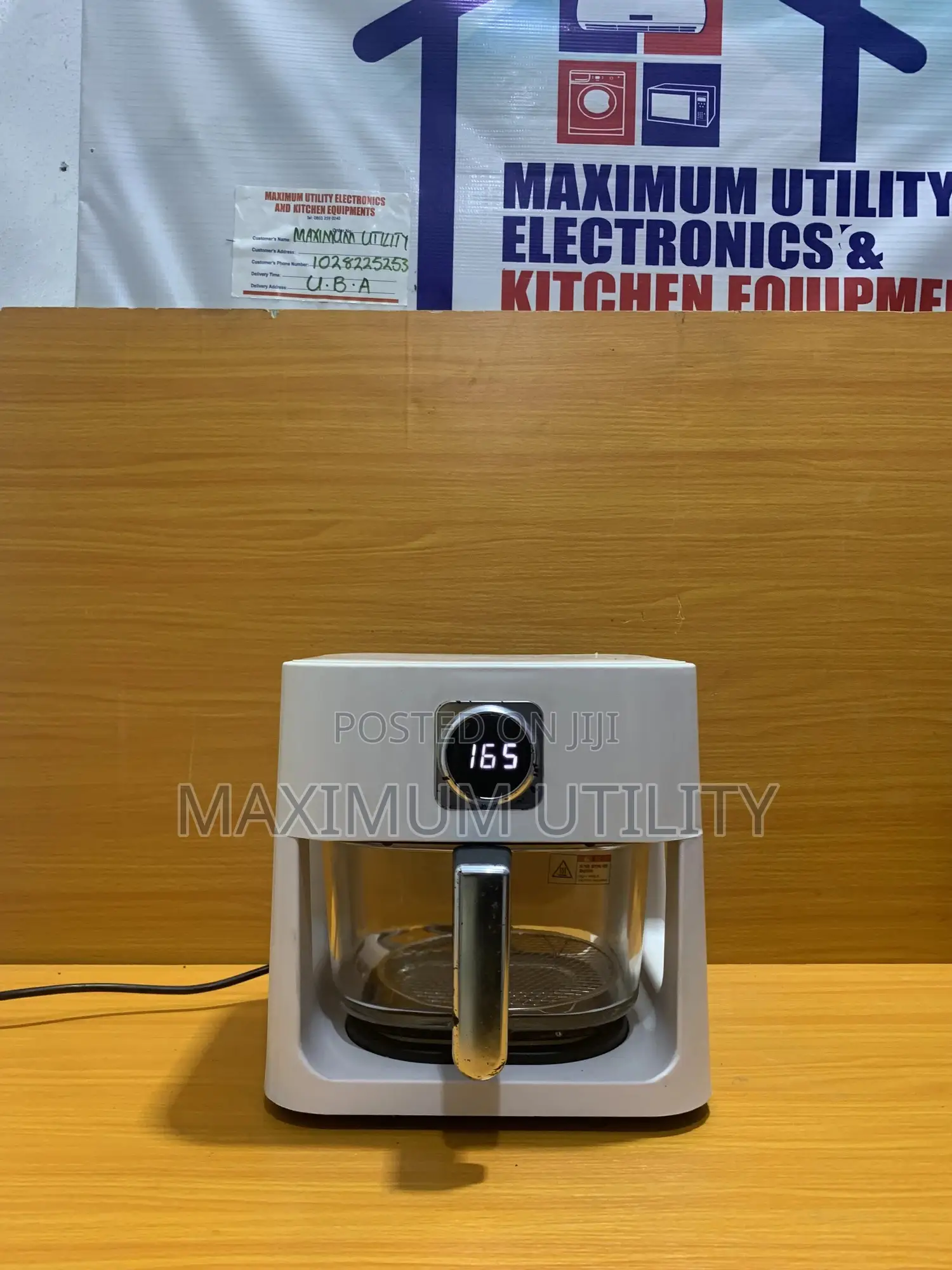 4.5 Liter Visible Glass Bowl Airfryer