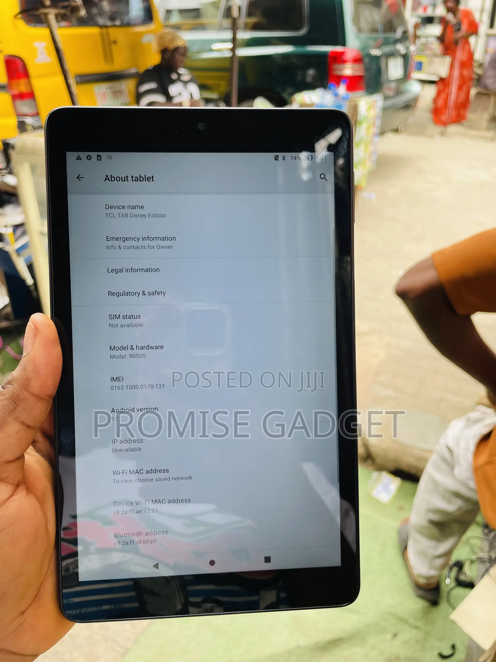 TCL Tab 8 4G 32 GB Black