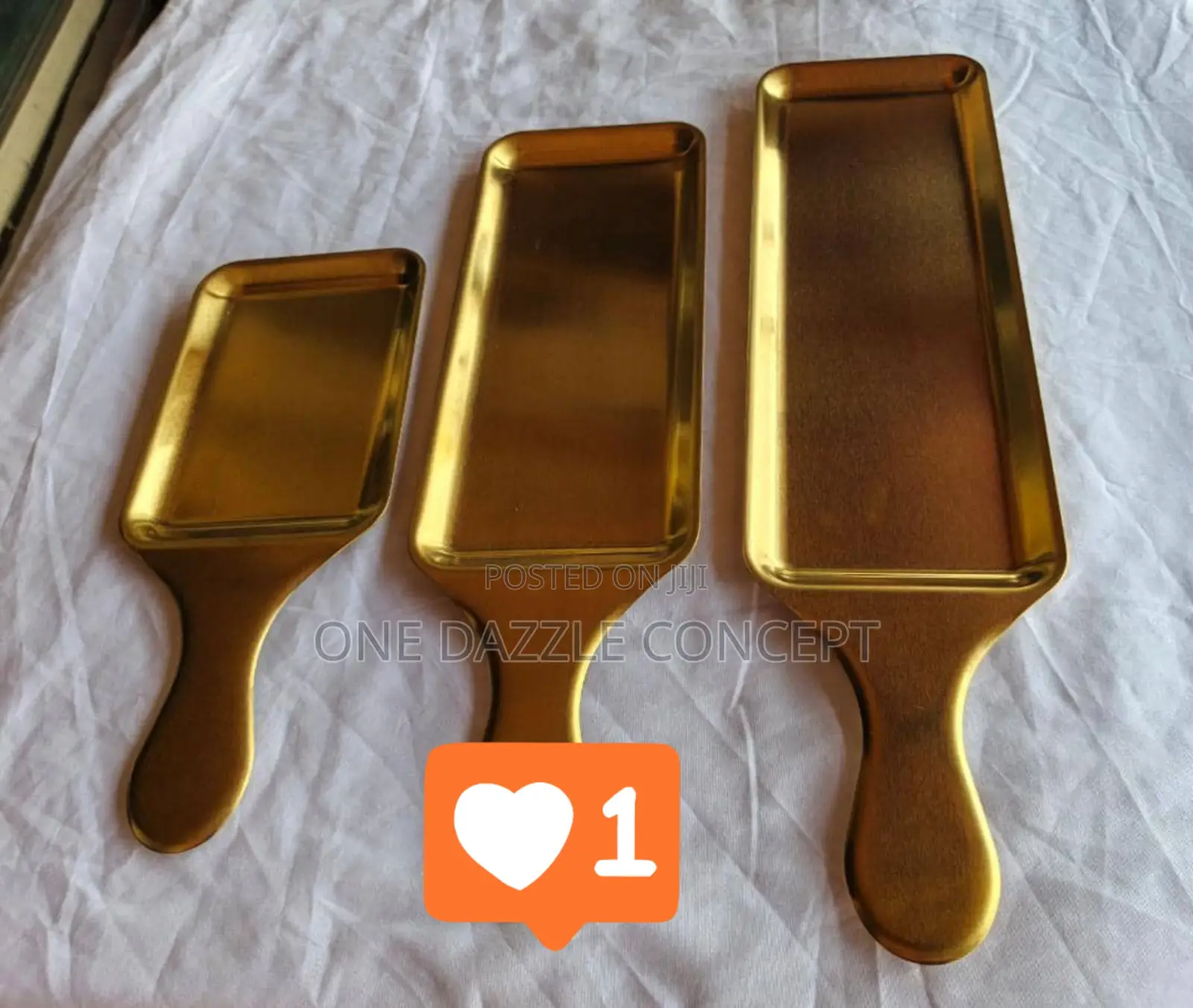 Rectangular Stainless Handheld Plate