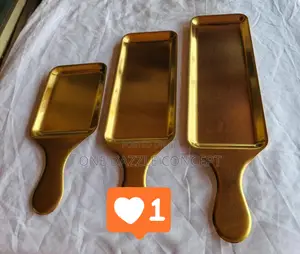 Rectangular Stainless Handheld Plate