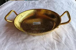 Round Seafood Gold Bowl 24cm