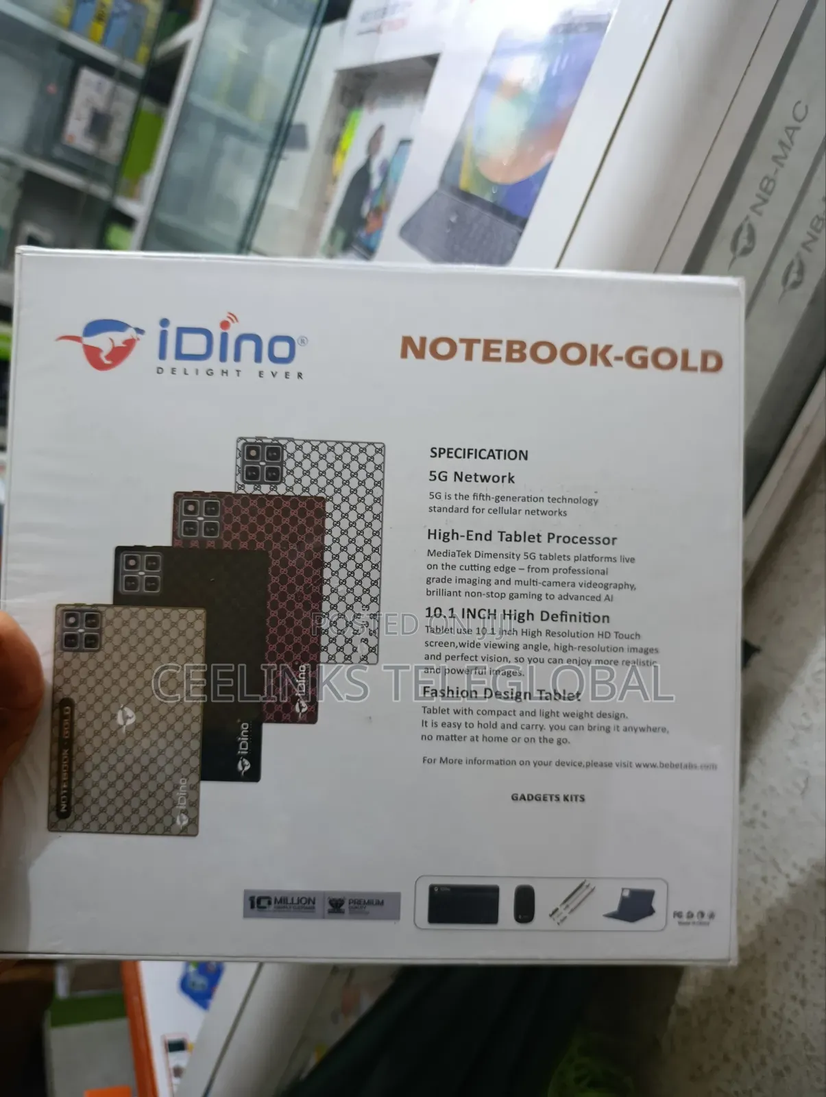 New Idino Notebook 10 512 GB Black
