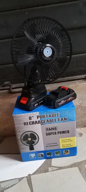 8" Portable Rechargeable Fan