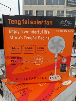 Teng Fei Solar Fan 18" Inches