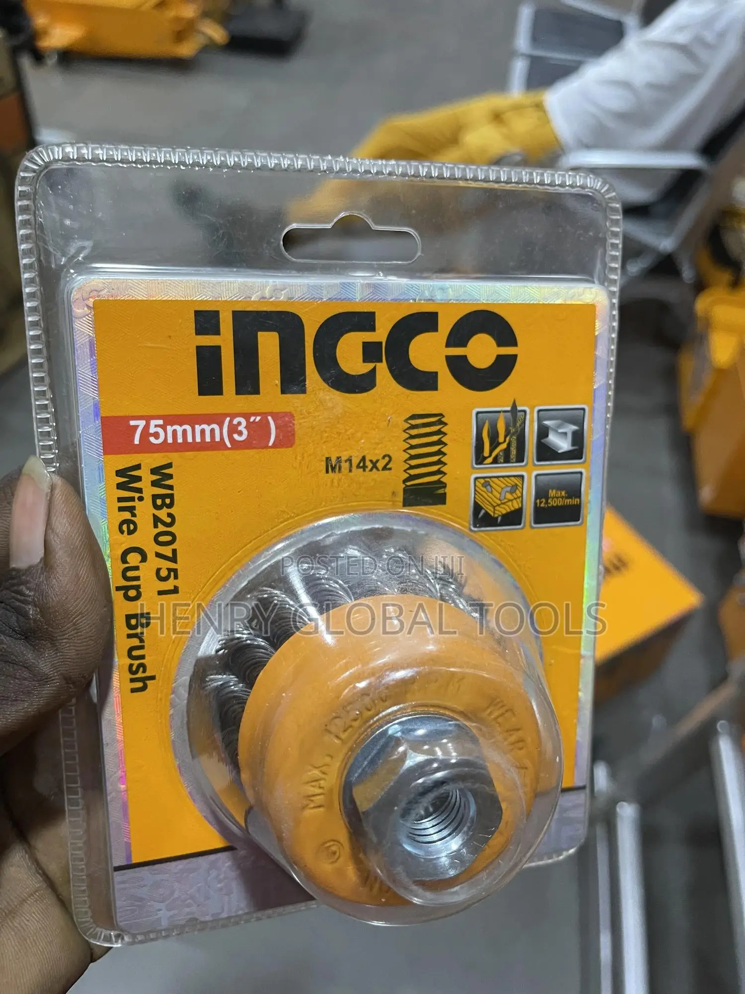 3” Ingco Wire Cup Brush