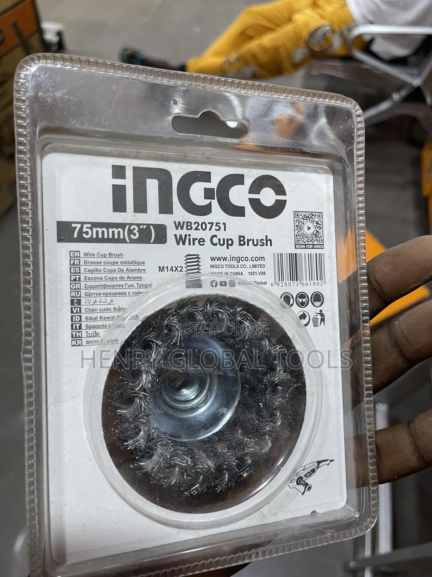 3” Ingco Wire Cup Brush