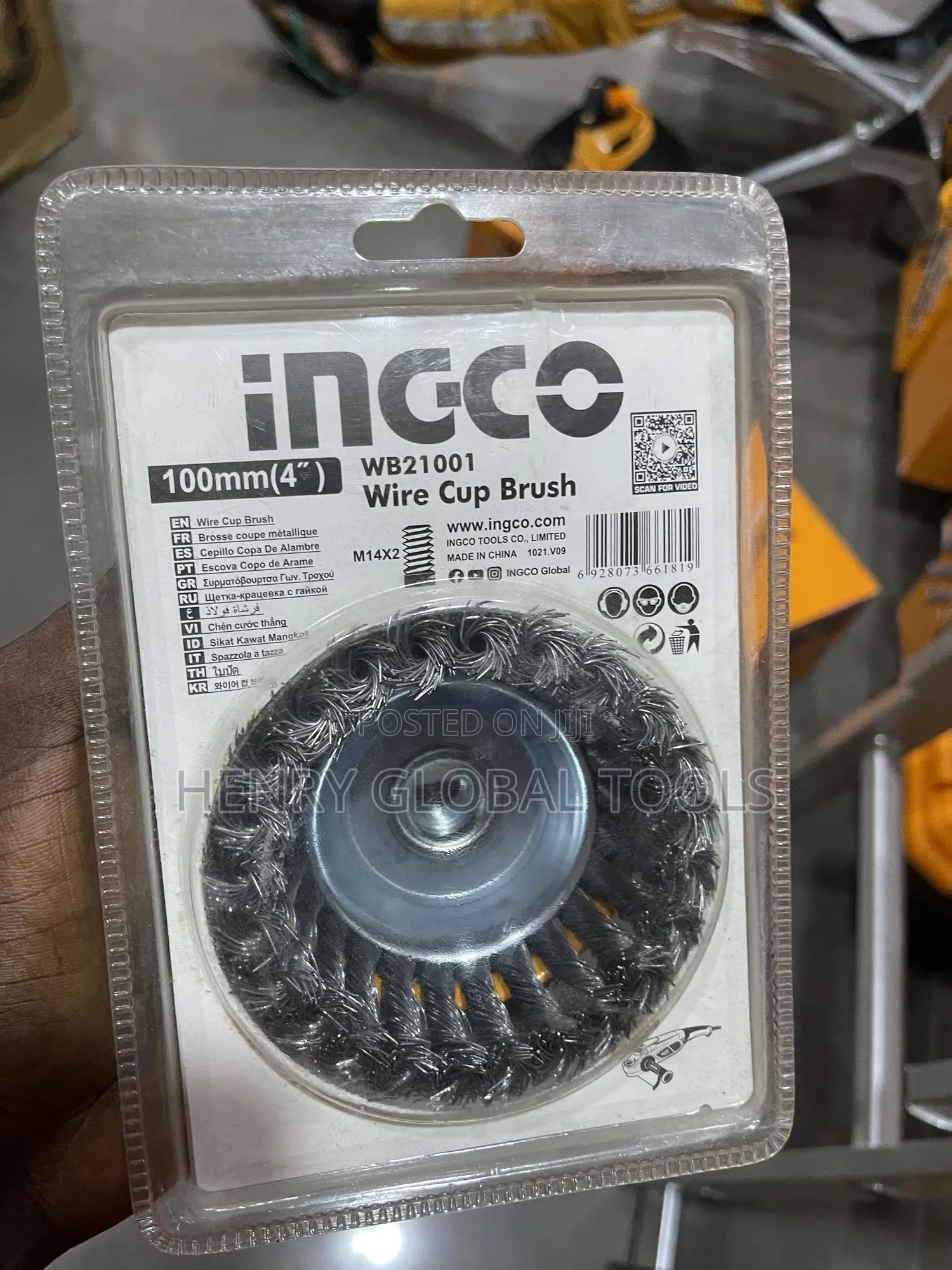 4” Ingco Cup Wire Brush