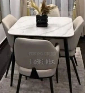 Imported 4 Seater Marble Dinning in Lagos