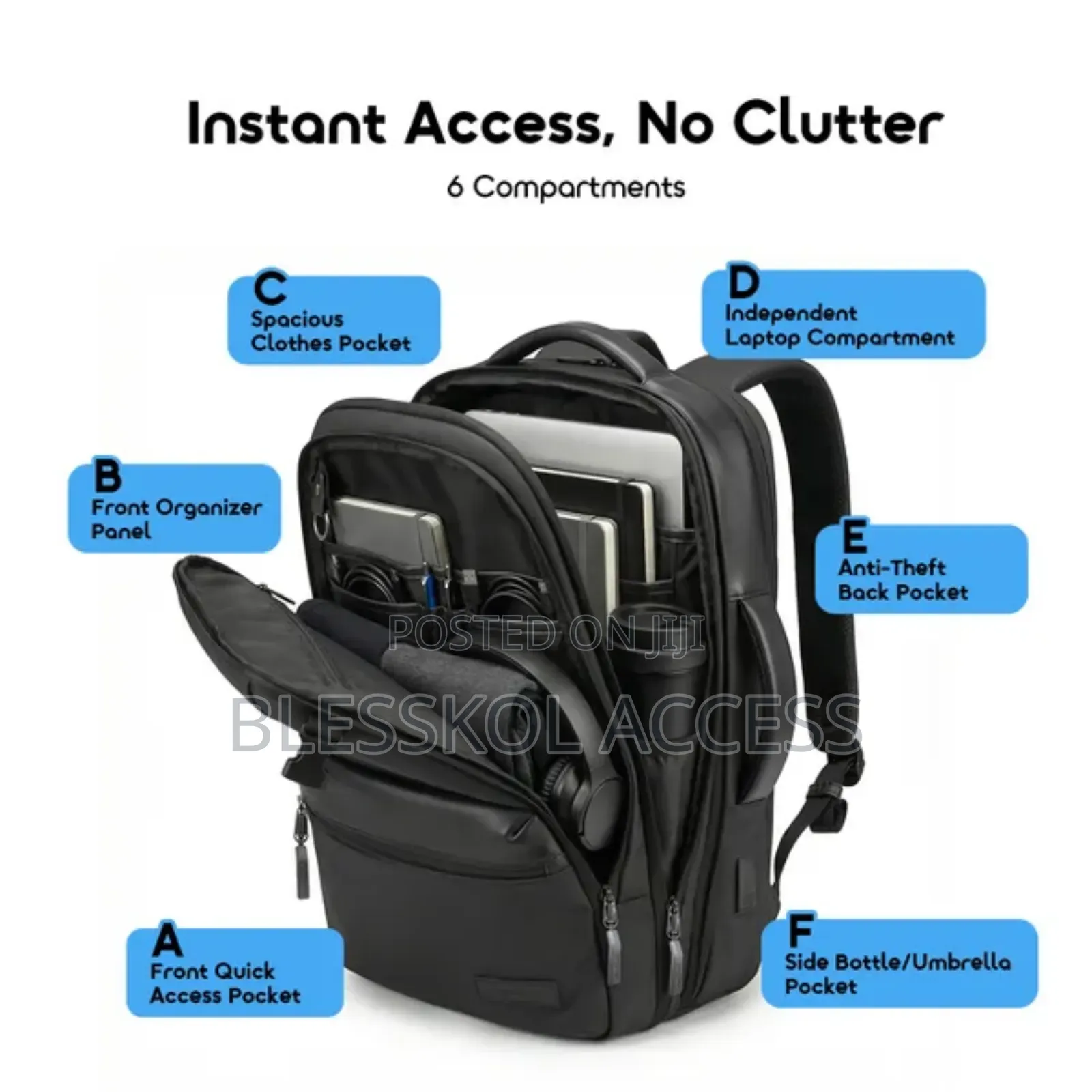 Oraimo Megacarry Expandable Business Backpack