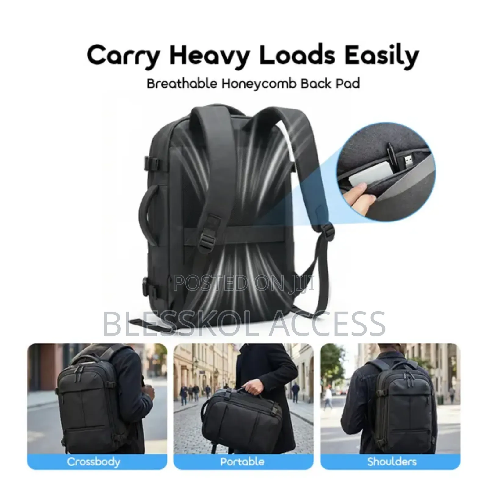 Oraimo Megacarry Expandable Business Backpack