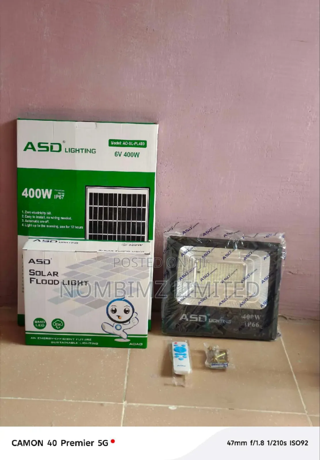 400w Asd Solar Flood Light – Ultra Bright Built to Lasting in Ojo ...