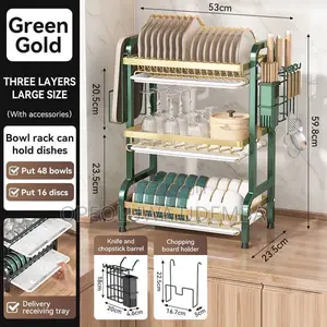 3 Layers Plate/Dish Rack