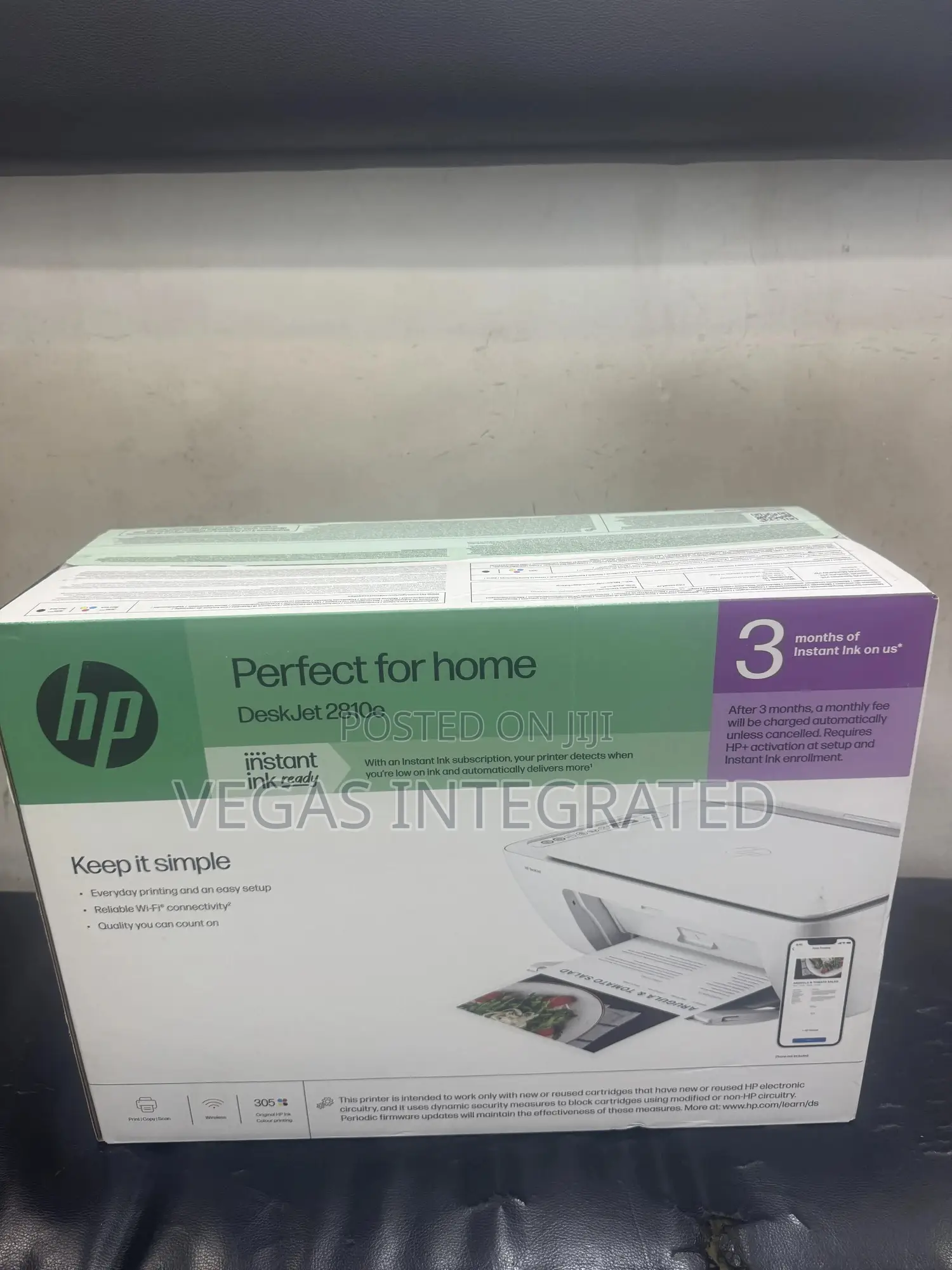 Hp Deskjet 2810e A4 Colour Multifunction Inkjet Printer