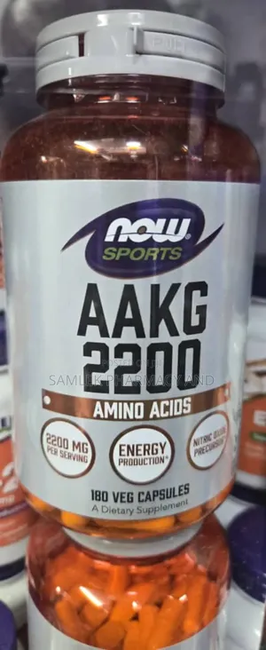 Now Sports Aakg 2200, Arginine, Energy Productuion, 180vegcaps