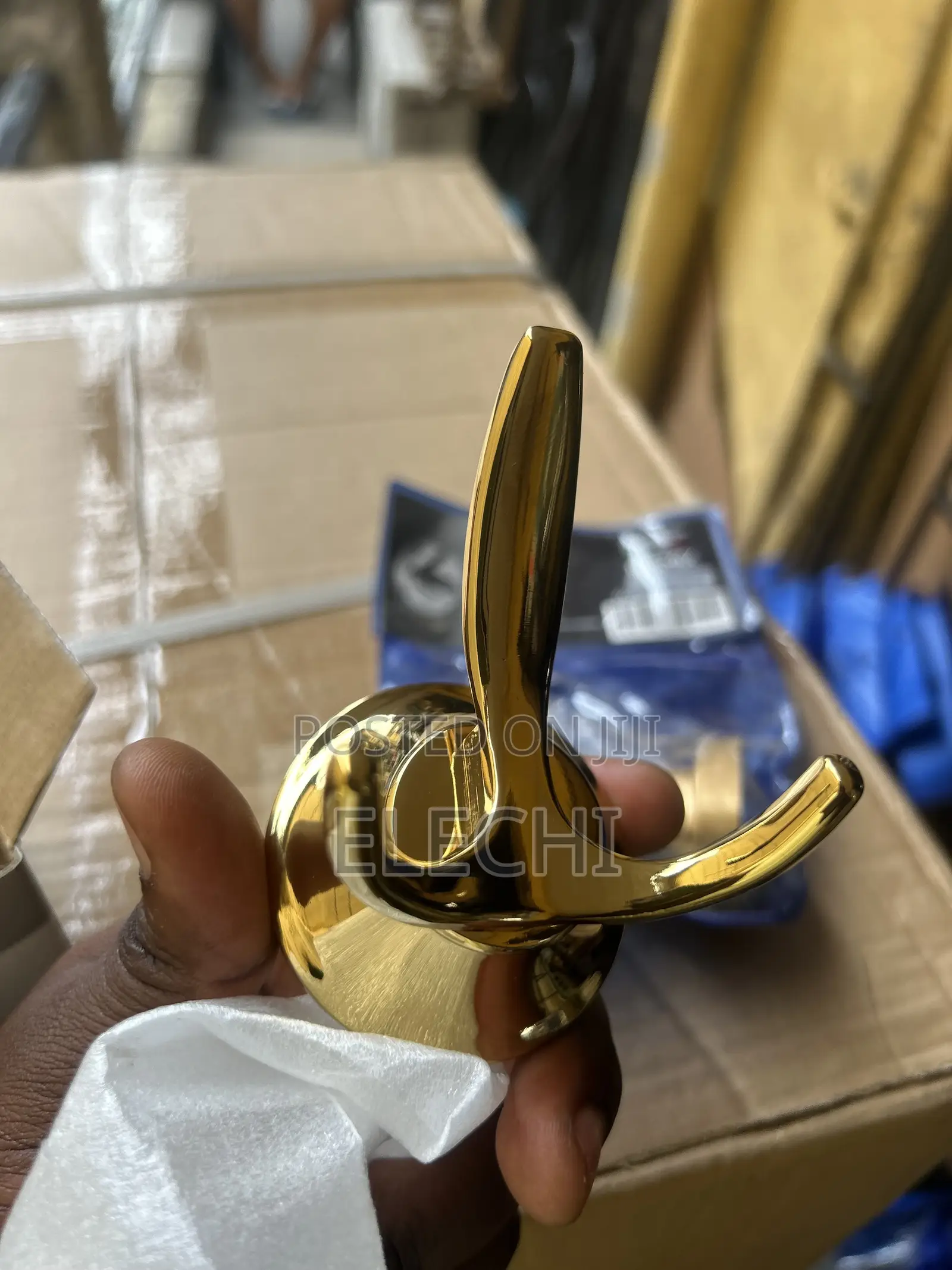 Gold Bathroom/Coat Hook