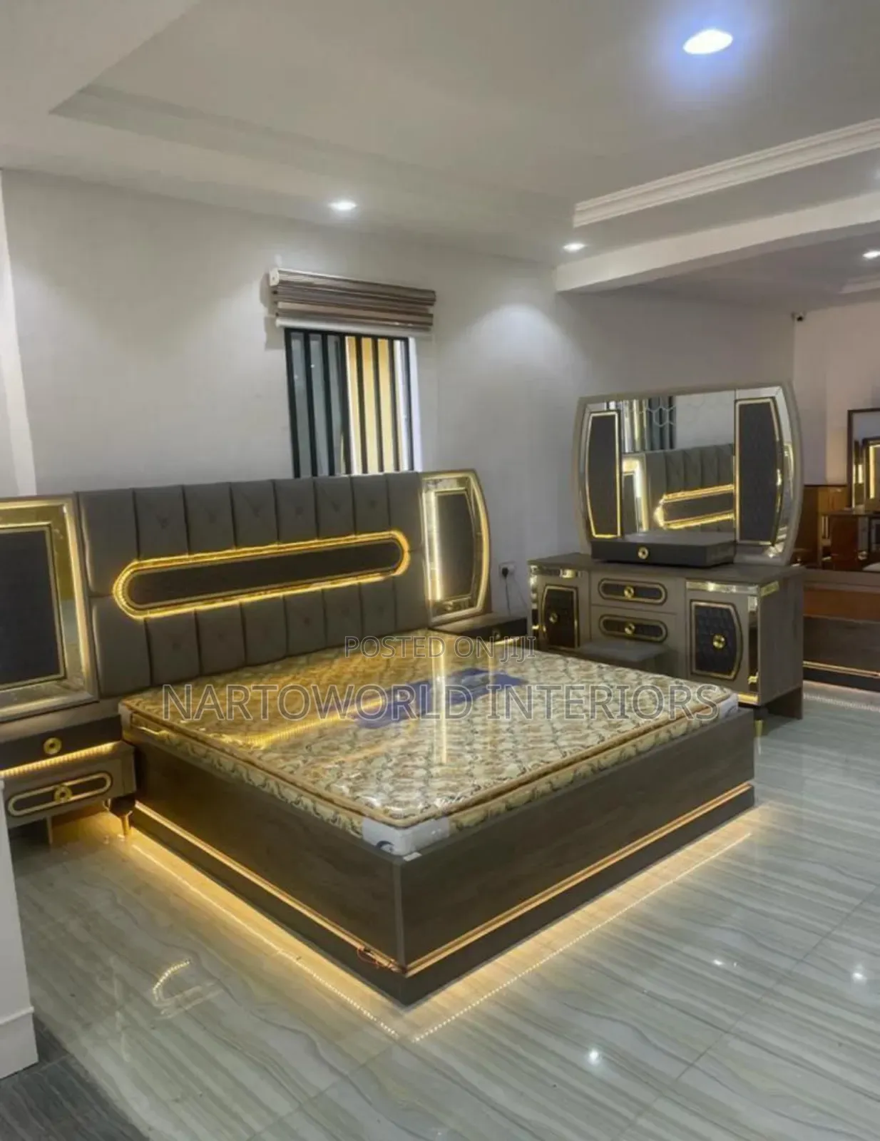 Luxury Imported Modern 6by7 Bedframe Available Now
