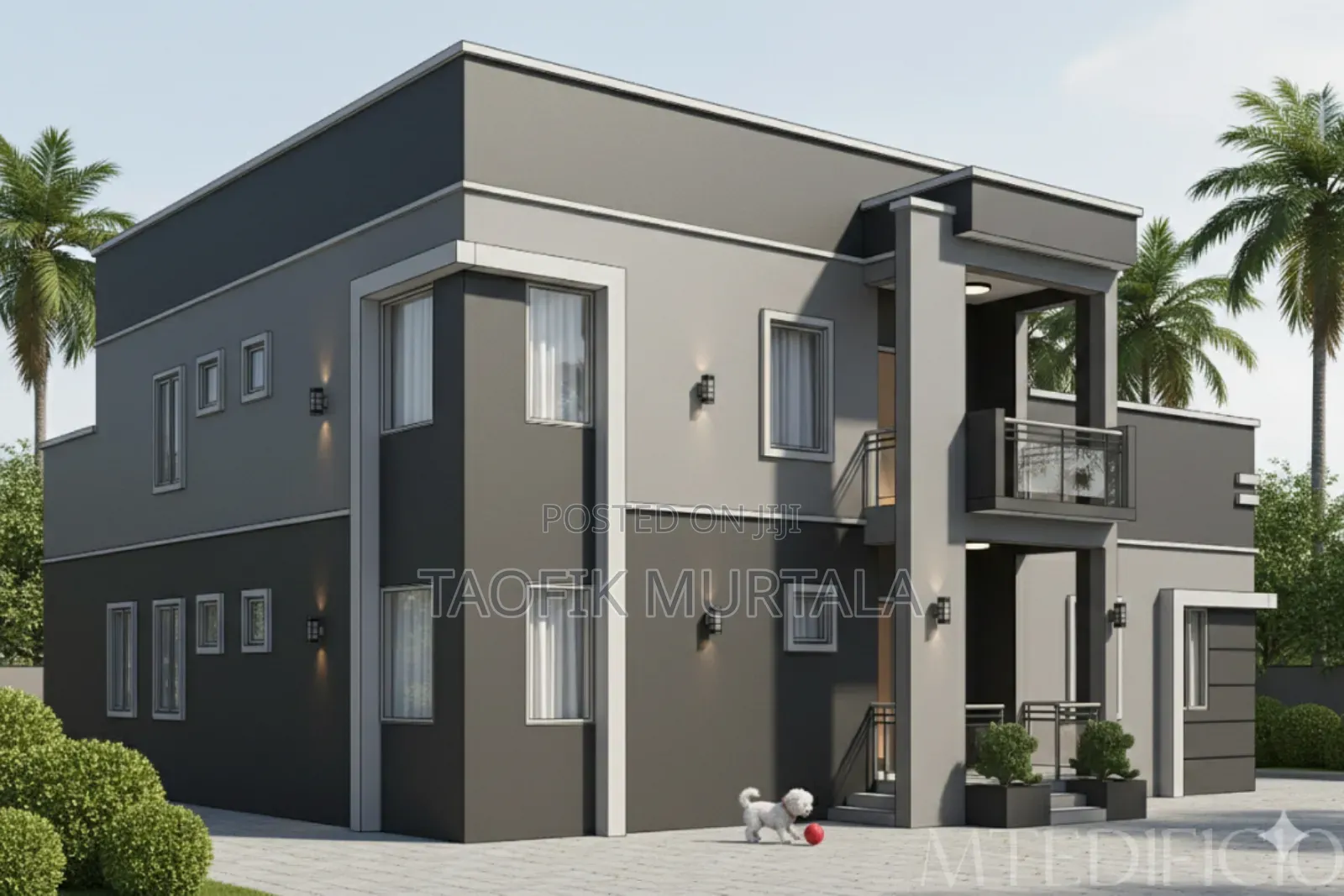 3 Bedroom Duplex Architectural Design