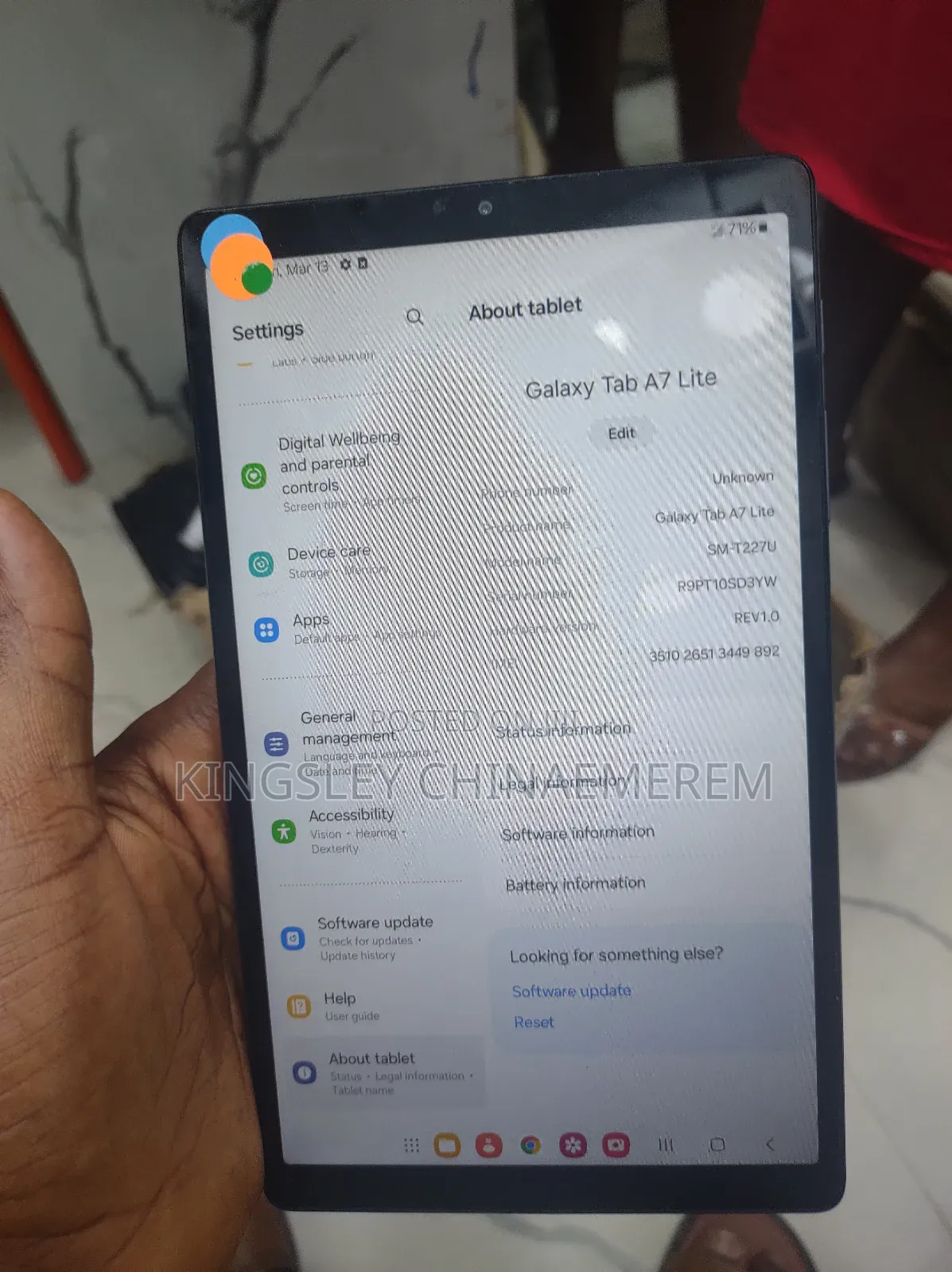 Samsung Galaxy Tab A7 Lite 32 GB Gray