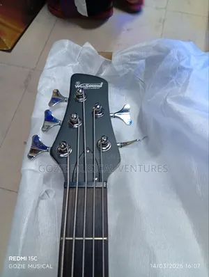 Five String Bass Guitar Wellsound With Clean Sound.