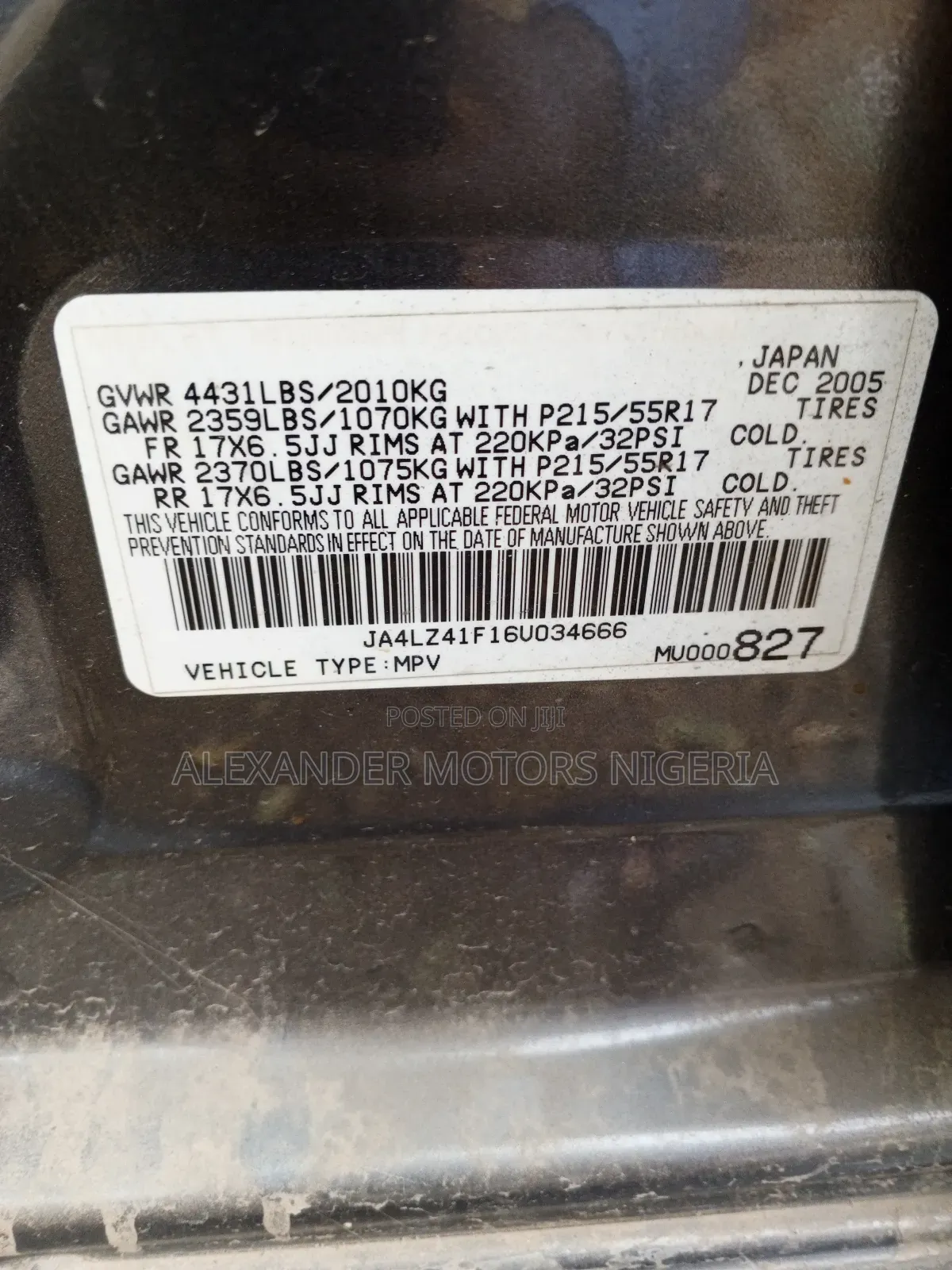 Mitsubishi Outlander 2.4 Comfort 2005 Gray