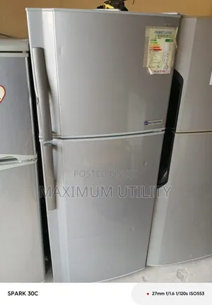Zanussi 176ltrs German Used Double Door Fridge