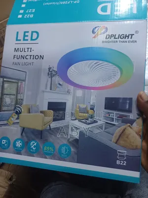 Multi Speed Led Light Ceiling Fan