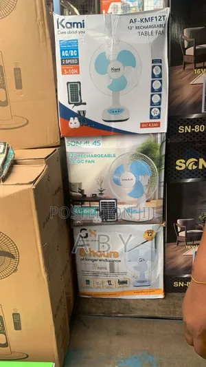 12inches Solar Rechargeable Fan