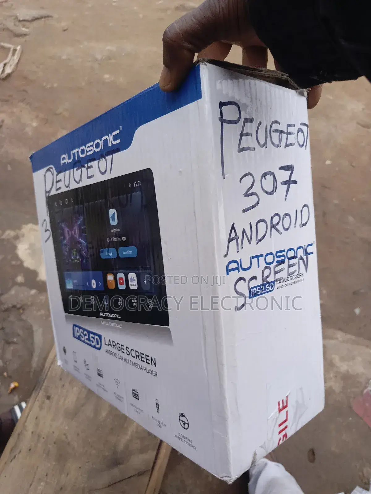 Peugeot 307 Android Screen With GPS Navigation System (Map)