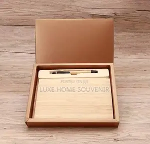 A5 Bamboo Note Book With Pen