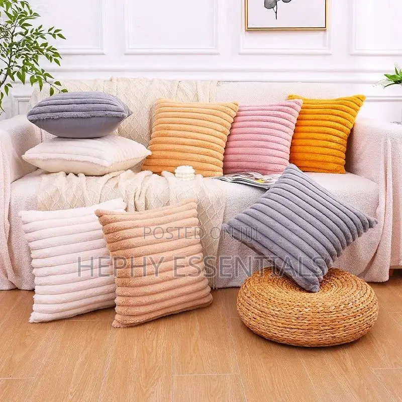 High-Quality Cozy Fluffy Sofa Throw Pillow